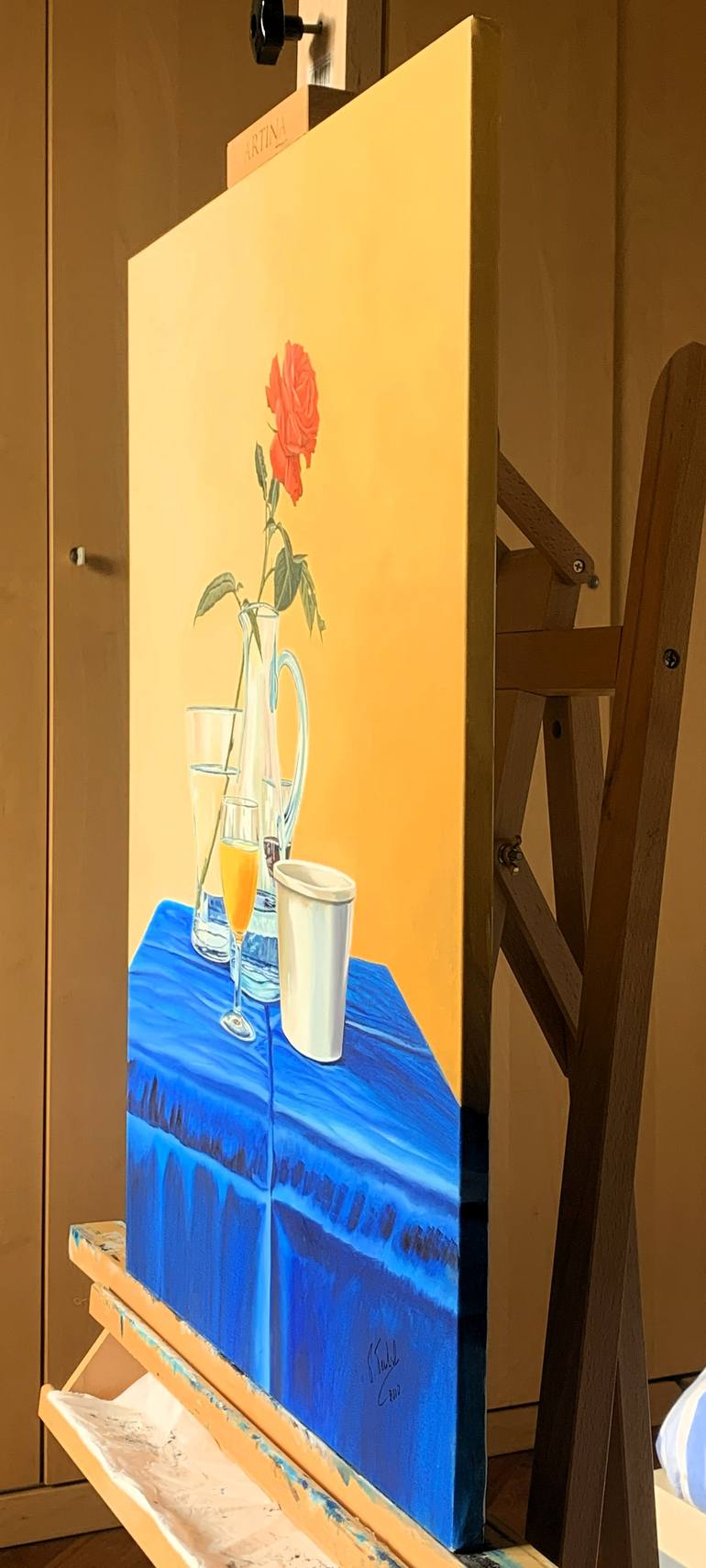 Original Realism Still Life Painting by Paolo Terdich