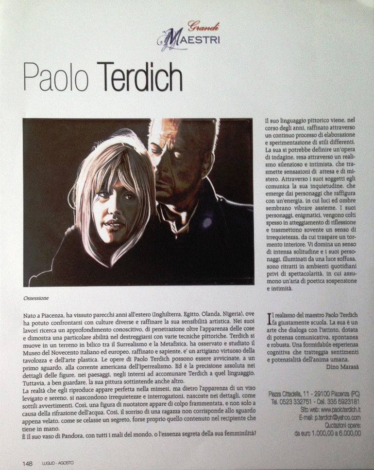 Original Figurative Portrait Painting by Paolo Terdich