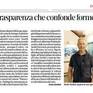 12 June 2017 - article on Libertà - solo exhibition Transparency – BiffiArte (Piacenza, I).