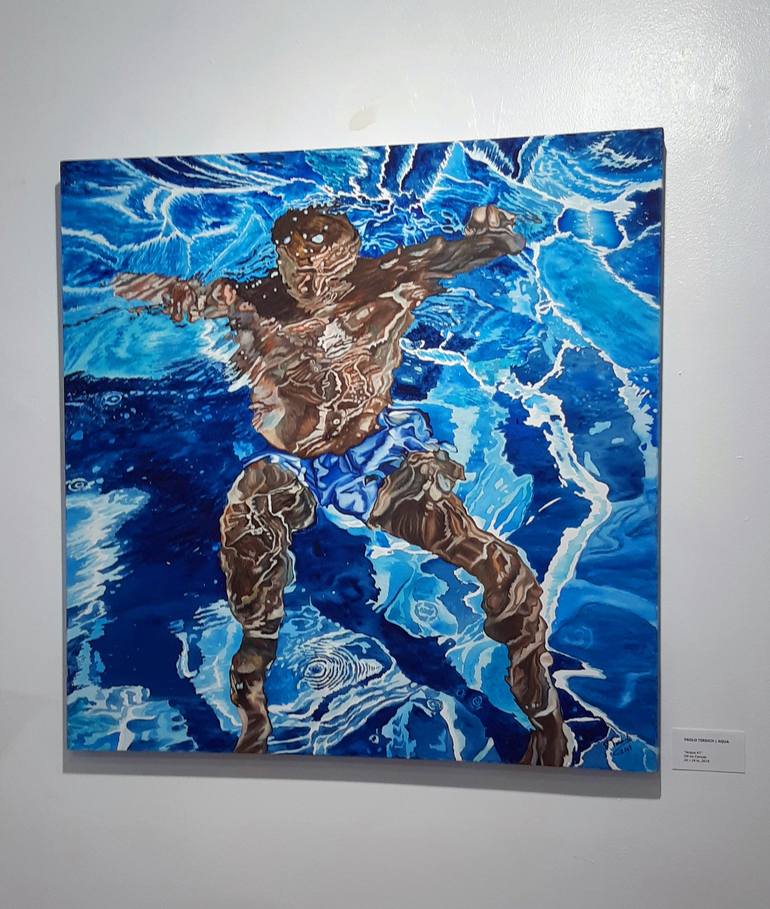 Original Figurative Water Painting by Paolo Terdich