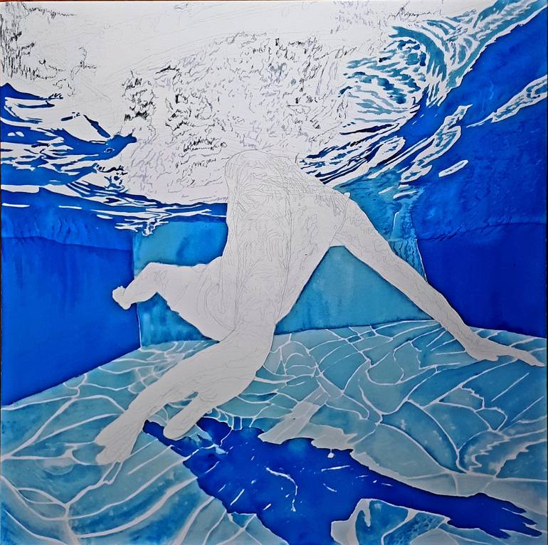 Original Figurative Water Painting by Paolo Terdich