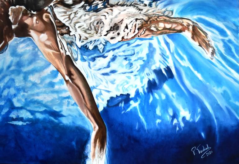 Original Figurative Water Painting by Paolo Terdich