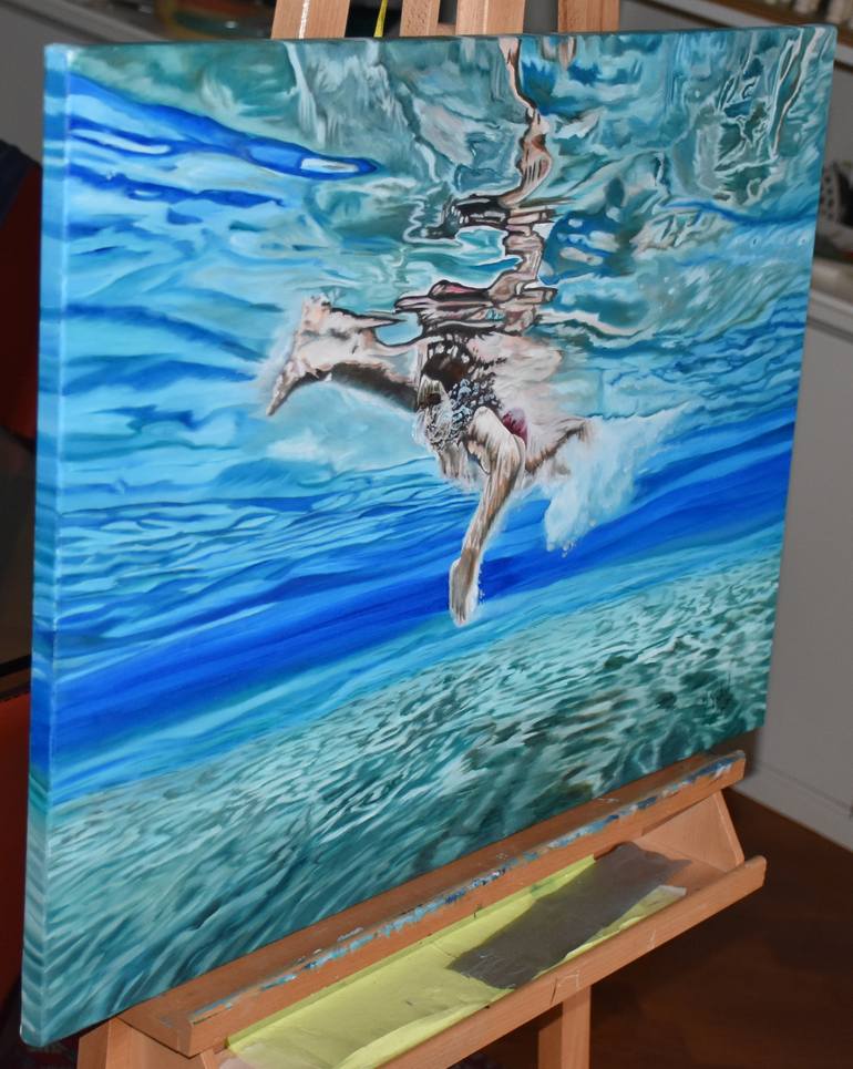 Original Figurative Water Painting by Paolo Terdich