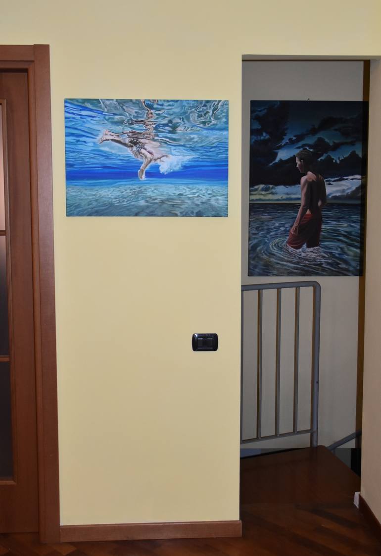 Original Figurative Water Painting by Paolo Terdich