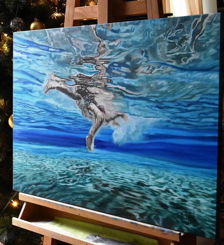 Original Figurative Water Painting by Paolo Terdich