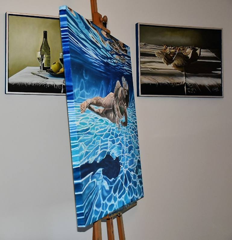 Original Figurative Water Painting by Paolo Terdich