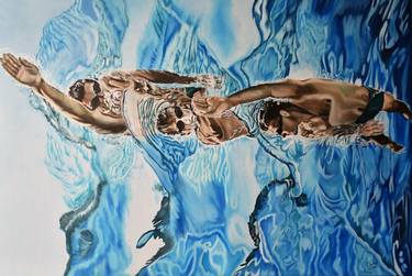 Print of Figurative Water Paintings by Paolo Terdich