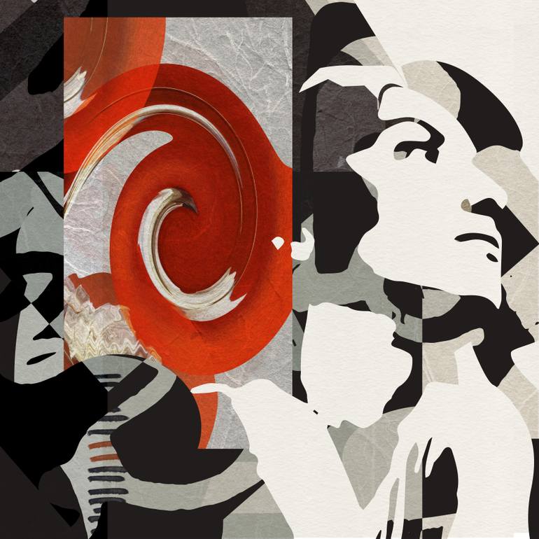 Original Expressionism Fashion Mixed Media by Bego Lafuente