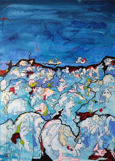 Original Conceptual Abstract Painting by Bego Lafuente