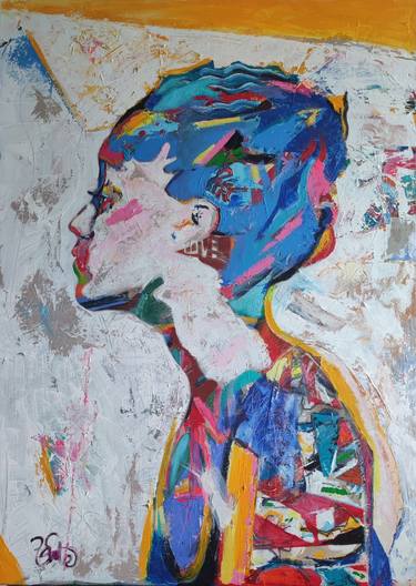 Original Conceptual People Painting by Bego Lafuente