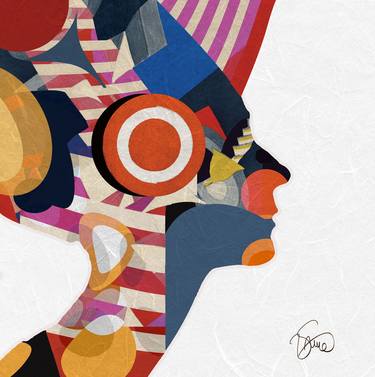 Original Art Deco People Digital by Bego Lafuente