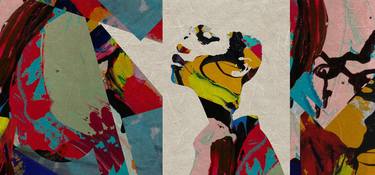 Original Pop Art People Mixed Media by Bego Lafuente