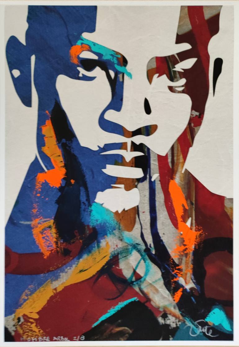 Original Expressionism Men Mixed Media by Bego Lafuente