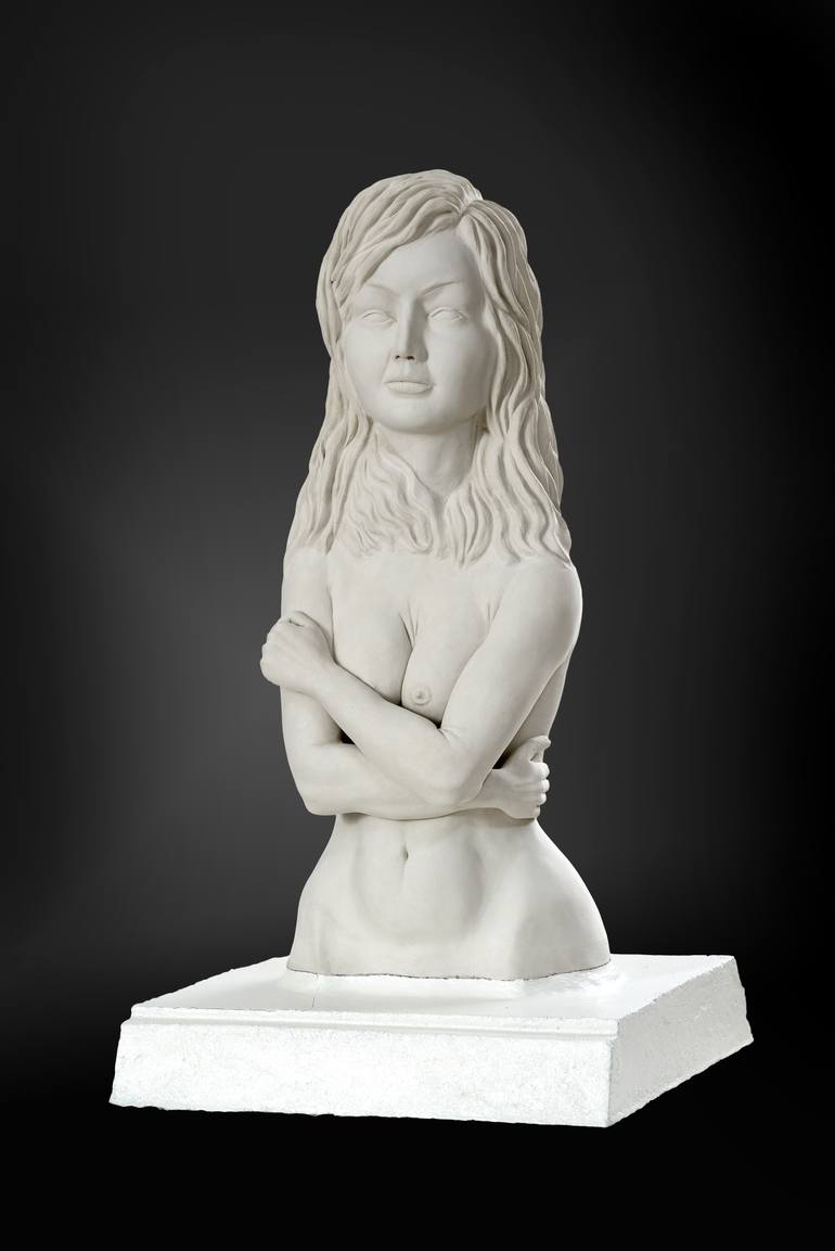 Original Figurative Nude Sculpture by Nebojsa Surlan