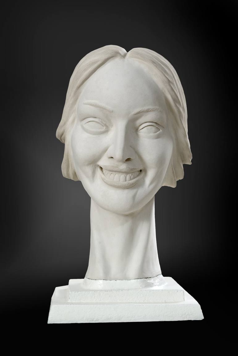 Original Realism Women Sculpture by Nebojsa Surlan