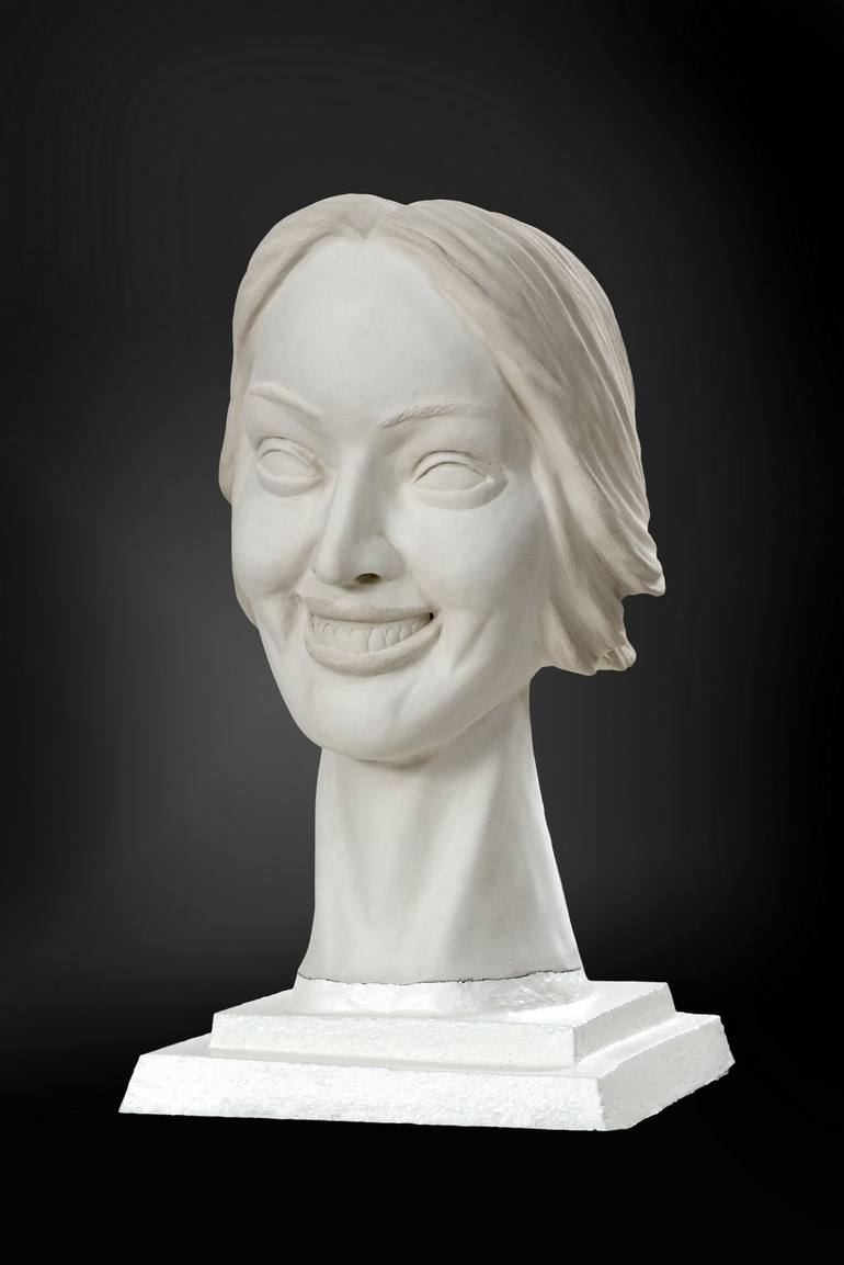 Original Realism Women Sculpture by Nebojsa Surlan