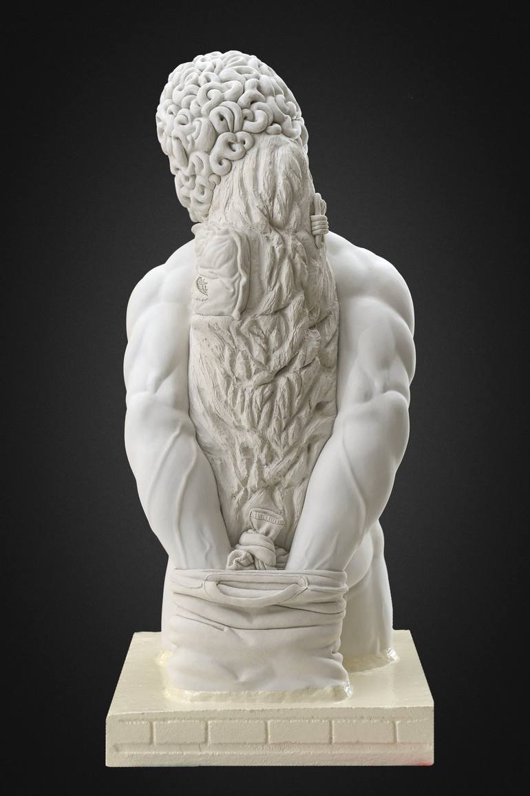Original Figurative Men Sculpture by Nebojsa Surlan