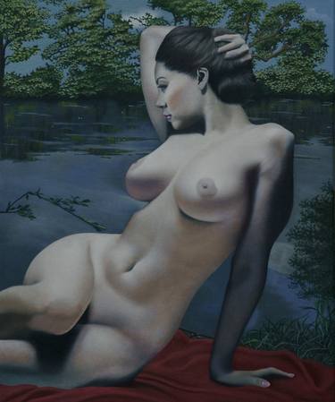 Original Realism Nude Paintings by Nebojsa Surlan