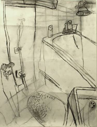 Original Interiors Drawing by Helen Green