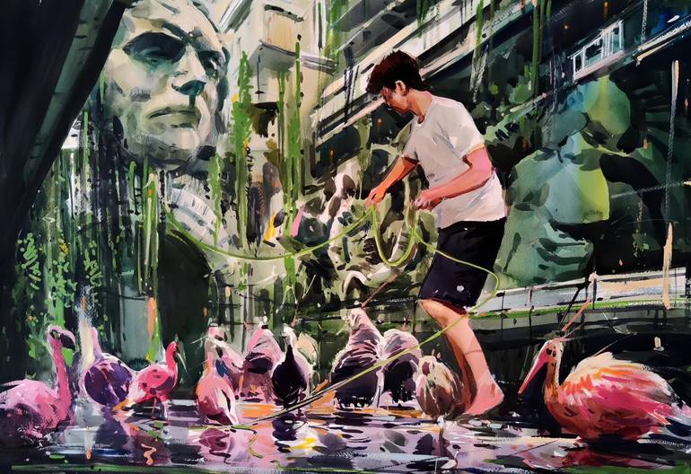Original Conceptual Architecture Paintings by Andrey Novikov