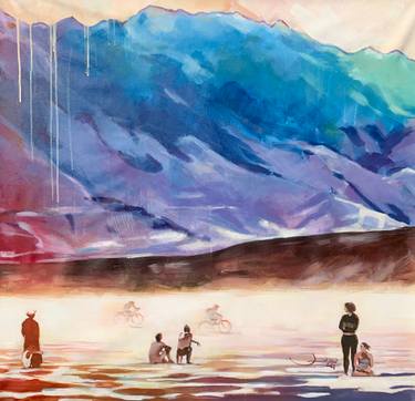 Original Figurative People Painting by Jean Michel Ortholand