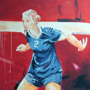 Original Sport Paintings by Jean Michel Ortholand