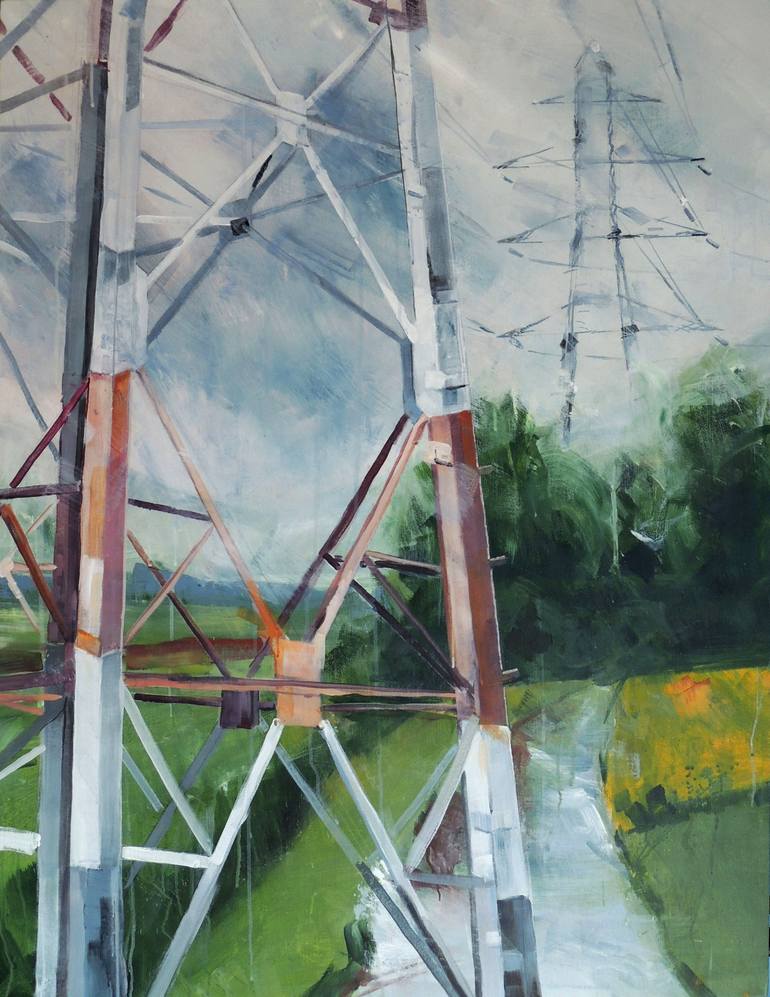Print of Figurative Landscape Paintings by Jean Michel Ortholand