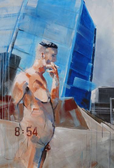 Original Figurative People Paintings by Jean Michel Ortholand