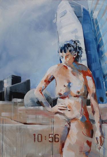 Original Figurative People Paintings by Jean Michel Ortholand