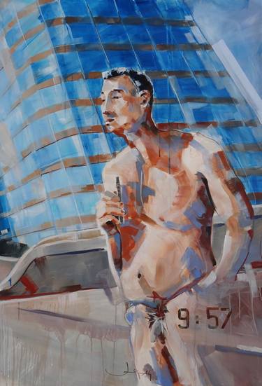 Original Figurative People Paintings by Jean Michel Ortholand