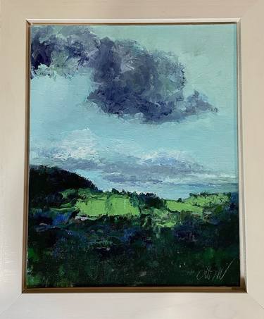 Original Painterly Abstraction Landscape Painting by Catherine W Minnery