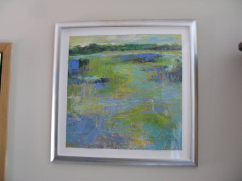 Original Abstract Landscape Painting by Catherine W Minnery