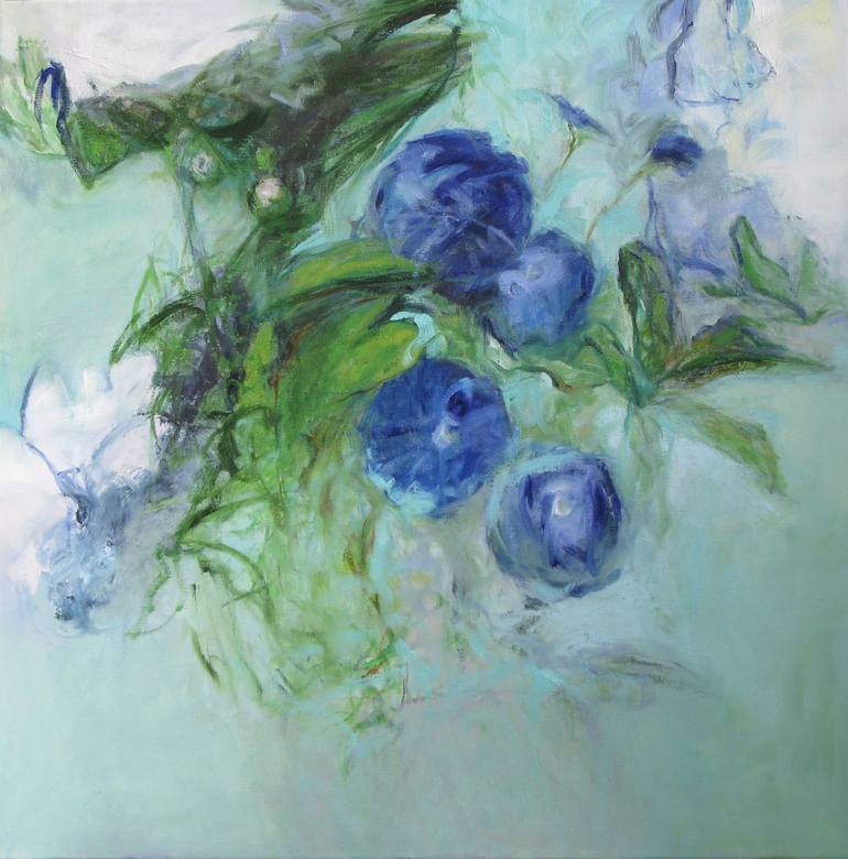 Original Expressionism Floral Paintings by Catherine W Minnery