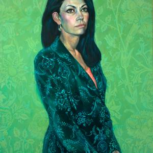portrait of Lily, oil on canvas, 116 x 85 cm