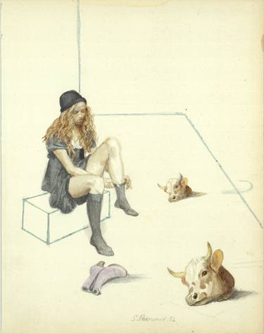 Print of Surrealism Fashion Drawings by Stefan Petrunov