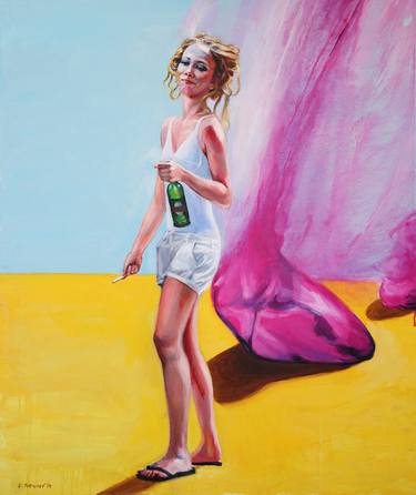 Print of Fashion Paintings by Stefan Petrunov