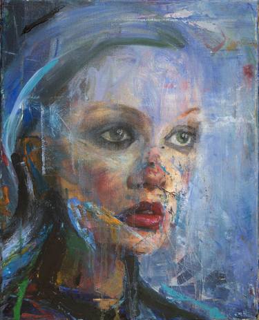 Print of Expressionism Portrait Paintings by Stefan Petrunov