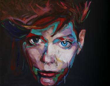 Print of Expressionism Portrait Paintings by Stefan Petrunov