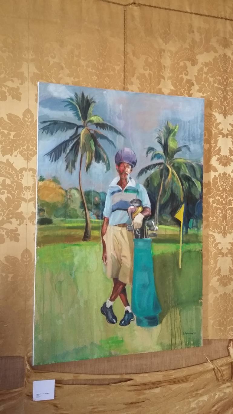 Original Expressionism Sports Painting by Stefan Petrunov