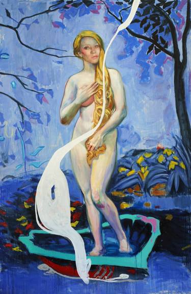 Original Dada Erotic Paintings by Stefan Petrunov