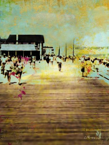 Print of Conceptual Beach Mixed Media by lauren preller