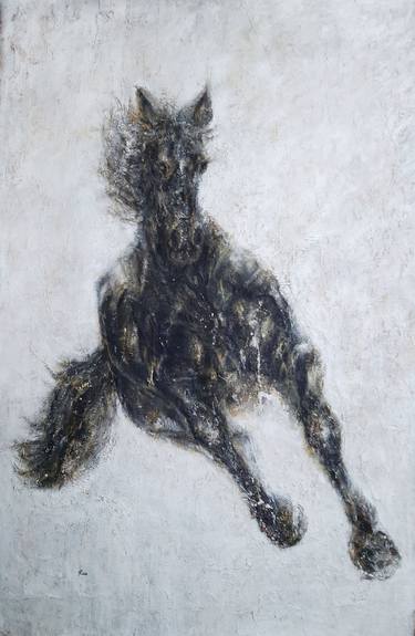 Original Expressionism Horse Paintings by Jose Riera