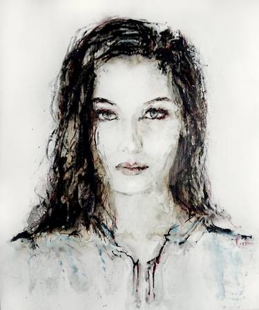 Original Figurative Portrait Mixed Media by Hein Kocken