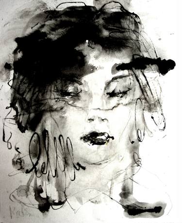 Original Women Mixed Media by Hein Kocken