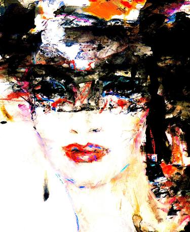 Original Figurative Women Mixed Media by Hein Kocken