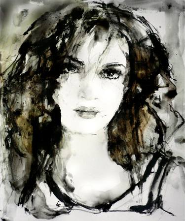 Original Figurative Women Mixed Media by Hein Kocken