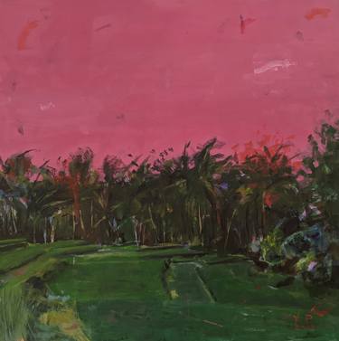 Original Color Field Painting Landscape Paintings by Kasia Pawlak