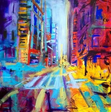 Original Cities Paintings by Kasia Pawlak