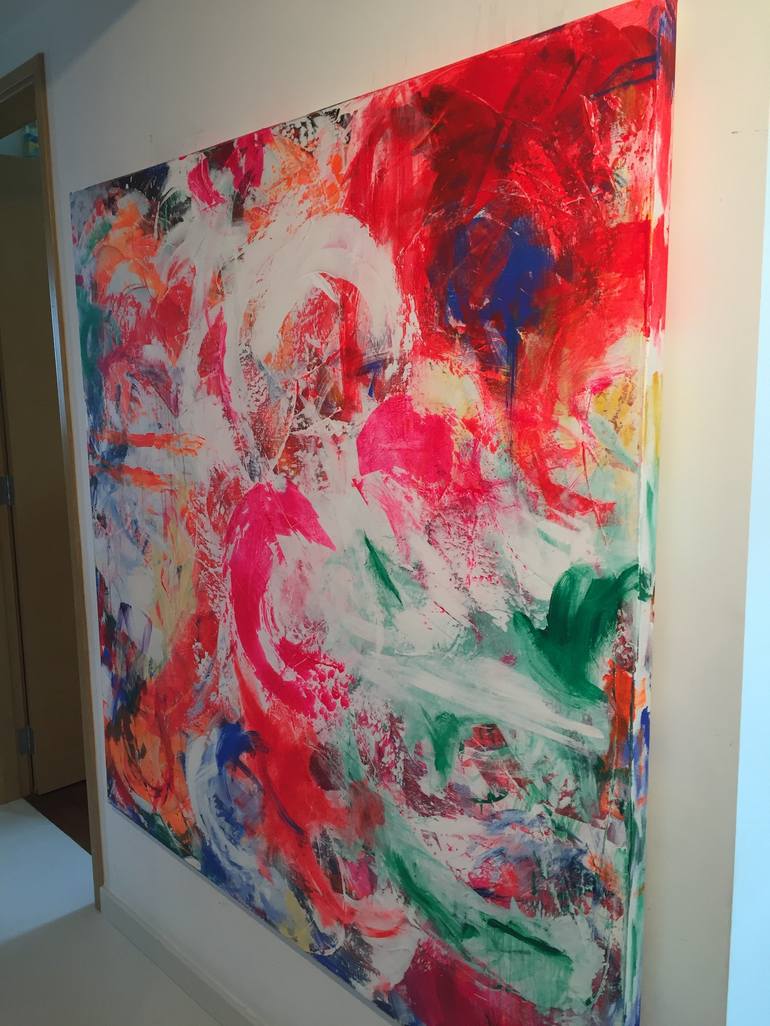 Original Fine Art Abstract Painting by Kasia Pawlak