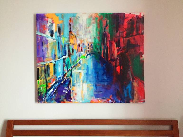 Original Cities Painting by Kasia Pawlak